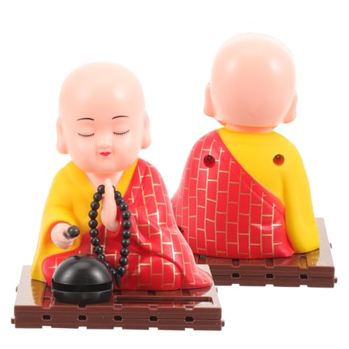VINTORKY 2Stücke Solar Wackelkopf Figur Auto Dashboard Dekoration Chinesische Buddha Statue Langlebige Wohnkultur für Büro und Auto für VINTORKY 2Stücke Solar Wackelkopf Figur Auto Dashboard Dekoration Chinesische Buddha Statue Langlebige Wohnkultur für Büro und Auto für von VINTORKY