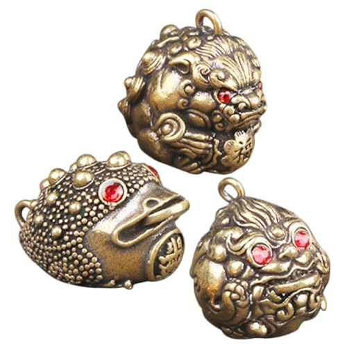 VINTORKY 3 Stück Ornamente Perlen Für Charme Herstellung Reiz Schlüsselverschönerung Schlüsselanhänger Tierzauber DIY -schlüsselbund Anhänger Charm in Tierform Golden Messing VINTORKY 3 Stück Ornamente Perlen Für Charme Herstellung Reiz Schlüsselverschönerung Schlüsselanhänger Tierzauber DIY -schlüsselbund Anhänger Charm in Tierform Golden Messing von VINTORKY