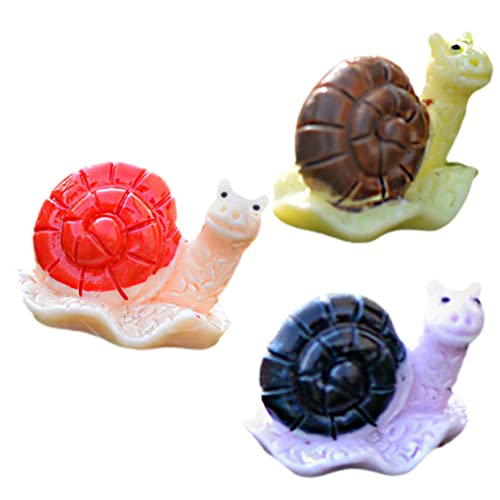 VINTORKY 3Stücke Realistische Schneckenfiguren Dekorative Tierfiguren Für Pädagogisches Zur Kreativität Für DIY Projekte von VINTORKY