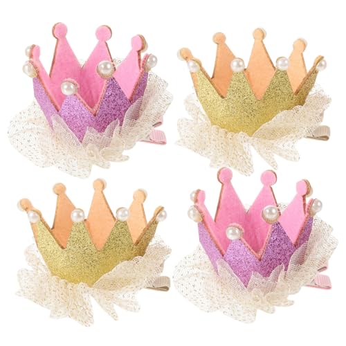 VINTORKY 4 Stück Haarspangen Krone Haarschmuck aus Spitze für Partys und Alltag Leicht und Tragbar für Mädchen Farben Zufällig Zufällige Farbe Zufällige Farbe VINTORKY 4 Stück Haarspangen Krone Haarschmuck aus Spitze für Partys und Alltag Leicht und Tragbar für Mädchen Farben Zufällig Zufällige Farbe Zufällige Farbe von VINTORKY