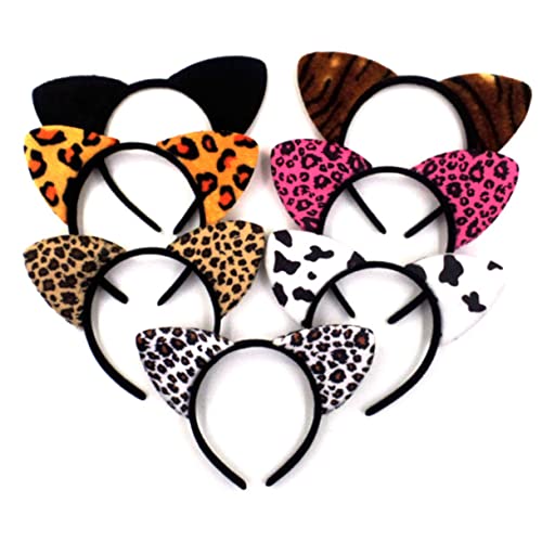 VINTORKY 8 Stück Teiliges Katzenohren Haarband Lustige Haarschmuck Stirnbänder für Partys Cosplay und Kostüme aus Leichtem Langlebigem Material Versetzt Zufälligen Mustern für Damen und VINTORKY 8 Stück Teiliges Katzenohren Haarband Lustige Haarschmuck Stirnbänder für Partys Cosplay und Kostüme aus Leichtem Langlebigem Material Versetzt Zufälligen Mustern für Damen und von VINTORKY