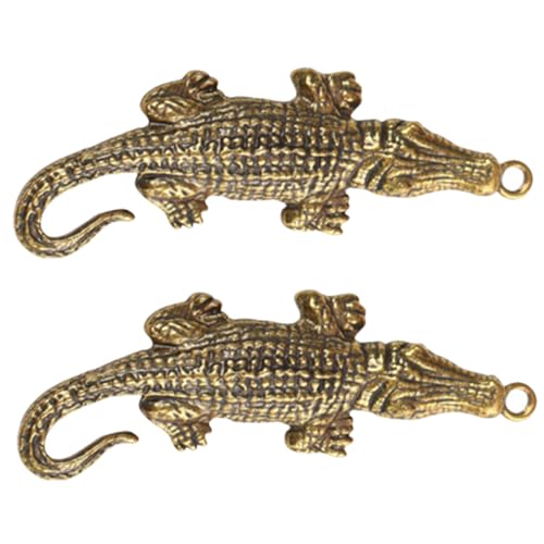 VINTORKY Charms Schlüsselanhänger 2er Set Messing Vintage Stil Für Schmuck Tasche Ornament VINTORKY Charms Schlüsselanhänger 2er Set Messing Vintage Stil Für Schmuck Tasche Ornament von VINTORKY