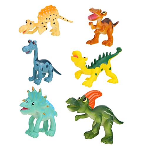 VINTORKY Dinosaurier-Spielzeug Aus Kunststoff 6-teilig Pädagogisches Tierfiguren-Dinosaurier-Spielzeug-Set Für Kinder Zum Lernen von VINTORKY