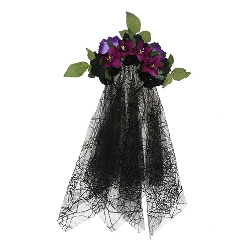 VINTORKY Elegantes Rosenblumen-haarband Damen-haarbänder Für Frauen Spitzen-stirnband Romantisches Stirnband Für Hochzeiten von VINTORKY