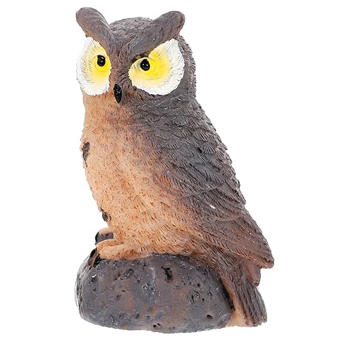 VINTORKY Eulenverzierung Scheune Kinderwagen Vogelabschreckende Eule Babyspielzeug simulationsvogel tierfiguren für Vogeldekorationen für zu Hause Eulen- Harz Grey VINTORKY Eulenverzierung Scheune Kinderwagen Vogelabschreckende Eule Babyspielzeug simulationsvogel tierfiguren für Vogeldekorationen für zu Hause Eulen- Harz Grey von VINTORKY