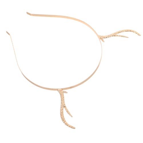 VINTORKY Festliches Geweih Stirnband Haarreif aus Langlebigem Metalllegierung Haaraccessoire für Mädchen und Damen Weihnachtsschmuck für Party Karneval und Kostümveranstaltungen von VINTORKY