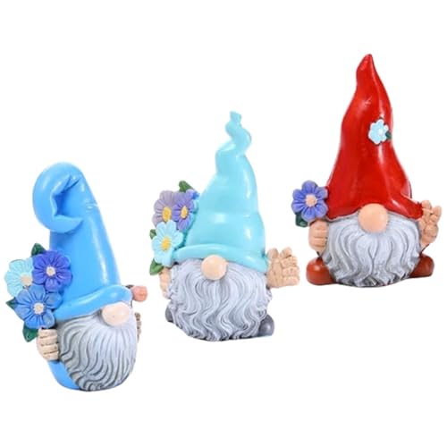 VINTORKY Frühlingszwerg-gartenpuppen 3-teilige Zwergendekoration Für Ostern Heimdekoration VINTORKY Frühlingszwerg-gartenpuppen 3-teilige Zwergendekoration Für Ostern Heimdekoration von VINTORKY