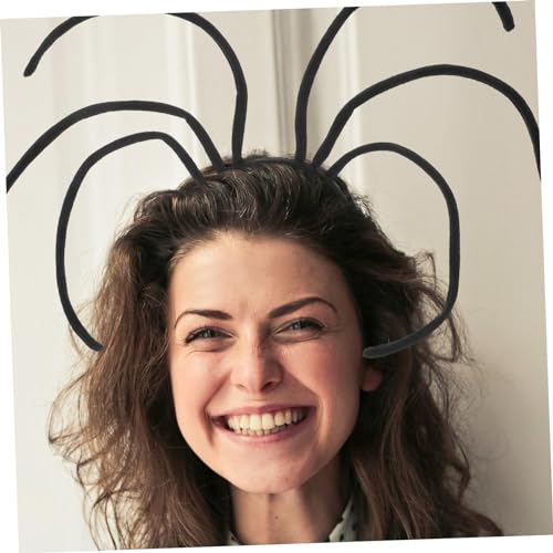 VINTORKY Halloween Haarreif mit Lustigen Spinnen und Schmetterlings Attrappen Cosplay Kopfstück für Party Karneval und Fasching Vielseitiges Damen Haarband Zubehör VINTORKY Halloween Haarreif mit Lustigen Spinnen und Schmetterlings Attrappen Cosplay Kopfstück für Party Karneval und Fasching Vielseitiges Damen Haarband Zubehör von VINTORKY