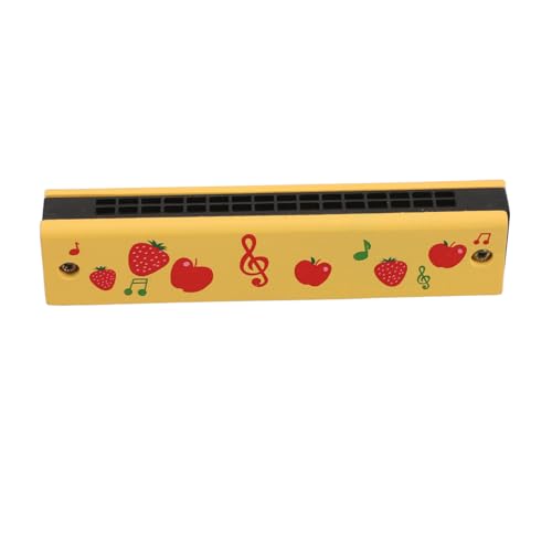 VINTORKY Holz für Tragbares Musikinstrument für Anfänger mit Fröhlichem Fruchtmuster als Partygeschenk für Musikalischen Spaß VINTORKY Holz für Tragbares Musikinstrument für Anfänger mit Fröhlichem Fruchtmuster als Partygeschenk für Musikalischen Spaß von VINTORKY