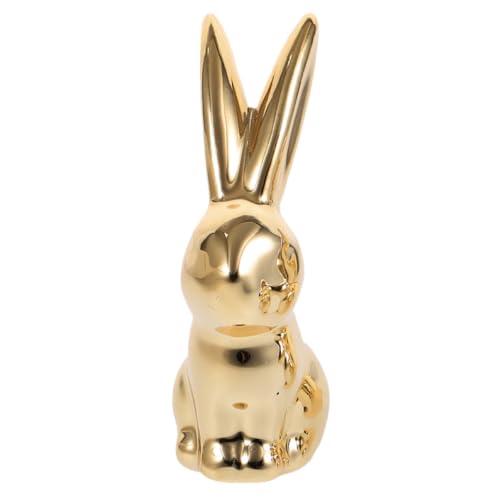 VINTORKY Kaninchen-wohnkultur Badespielzeug Bausatz Osterhasenkostüm Zubehör Für Meerschweinchen Bad Zeug Skulptur Kuchen Topper Badeprodukte Hase Plüsch Lustig Fee Keramik Golden VINTORKY Kaninchen-wohnkultur Badespielzeug Bausatz Osterhasenkostüm Zubehör Für Meerschweinchen Bad Zeug Skulptur Kuchen Topper Badeprodukte Hase Plüsch Lustig Fee Keramik Golden von VINTORKY