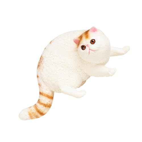 VINTORKY Katzenschmuck Katzenmotiv Katzenfigur Puppenhaus Katze Figur Miniaturkatze Katzenverzierung Wohnkultur Desktop Schmücken Hauskatzendekoration Cartoon-kätzchen-Figur Weiß Plastik VINTORKY Katzenschmuck Katzenmotiv Katzenfigur Puppenhaus Katze Figur Miniaturkatze Katzenverzierung Wohnkultur Desktop Schmücken Hauskatzendekoration Cartoon-kätzchen-Figur Weiß Plastik von VINTORKY