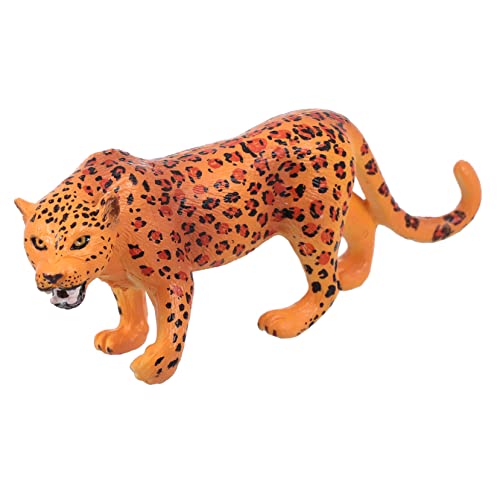 VINTORKY Leopard Modell Ornament Simulation Leoparden für Tischdekoration Pädagogisches Tiermodell für Wildtier und Lernzwecke Fotografie von VINTORKY