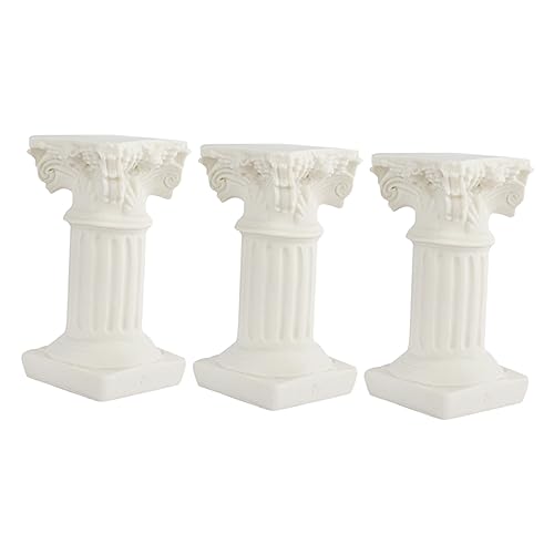 VINTORKY Luxuriöses Griechisches Mini-römische Säulen 3er-Set Für Sandtisch Fotografie-Requisiten Dekorative Ständer Stabil VINTORKY Luxuriöses Griechisches Mini-römische Säulen 3er-Set Für Sandtisch Fotografie-Requisiten Dekorative Ständer Stabil von VINTORKY