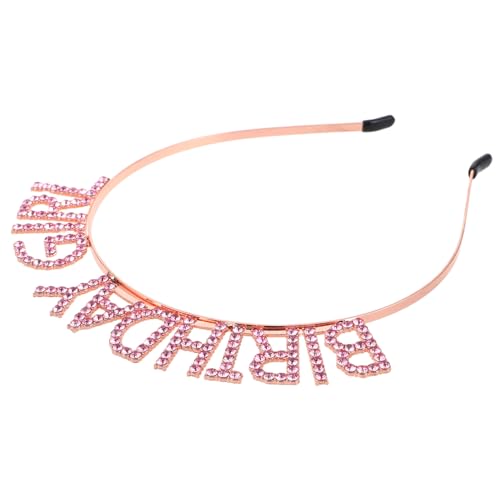 VINTORKY Mädchen Geburtstagskrone mit Strass Rosa Tiara Haarband für Partys Eleganter Haarschmuck für Verschiedene Anlässe Bequem und Leicht für Mädchen Alters VINTORKY Mädchen Geburtstagskrone mit Strass Rosa Tiara Haarband für Partys Eleganter Haarschmuck für Verschiedene Anlässe Bequem und Leicht für Mädchen Alters von VINTORKY