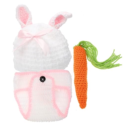 VINTORKY Neugeborenen Bunny Outfit mit Mütze und Hose Kreative Hasen für Fotoshooting Erstes Geburtstagskleid Mädchen Niedliches Fotografie Requisit VINTORKY Neugeborenen Bunny Outfit mit Mütze und Hose Kreative Hasen für Fotoshooting Erstes Geburtstagskleid Mädchen Niedliches Fotografie Requisit von VINTORKY