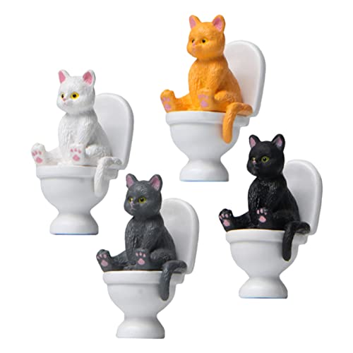 VINTORKY Niedliche Katzendekoration 4 Stück Miniatur-katzenskulpturen Realistische Kätzchenfiguren Kunstharz Gartendekoration Für Den Schreibtisch VINTORKY Niedliche Katzendekoration 4 Stück Miniatur-katzenskulpturen Realistische Kätzchenfiguren Kunstharz Gartendekoration Für Den Schreibtisch von VINTORKY