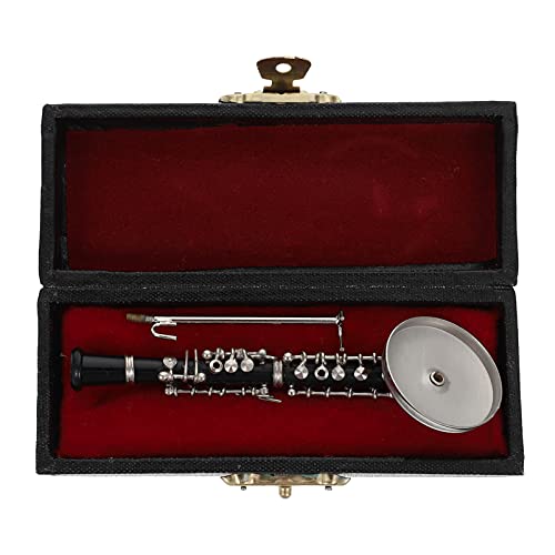 VINTORKY Oboe-Modell Einfache Oboe-verzierung Für Puppenhaus Realistische Schwarze Vinyl-Desktop-Dekoration Heim-Ornament Zufällige Oboe-lippenfarbe von VINTORKY
