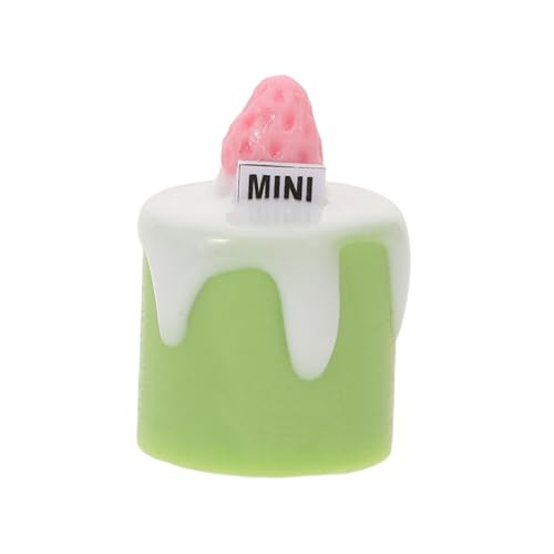VINTORKY Realistisches Mini Kuchenmodell Matcha Dessert aus Robustem Harz für Puppenhausdekoration und Fotografie Requisit Bastelzubehör für Bäckerei und Teestuben Szenen VINTORKY Realistisches Mini Kuchenmodell Matcha Dessert aus Robustem Harz für Puppenhausdekoration und Fotografie Requisit Bastelzubehör für Bäckerei und Teestuben Szenen von VINTORKY