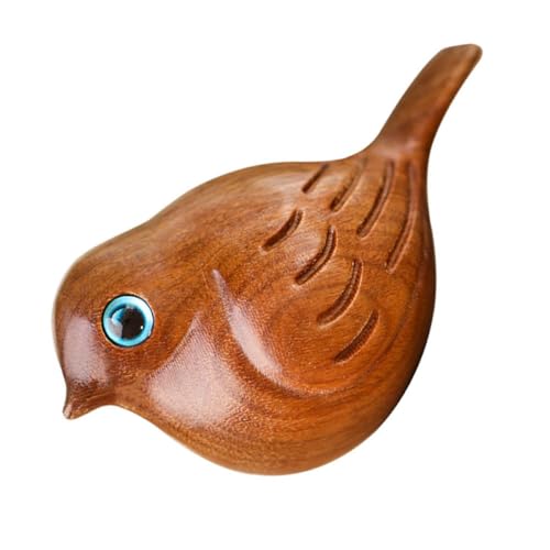 VINTORKY Retro Vogelstatue aus Grünem Sandelholz Handgeschnitzte Figur für Stilvolle Dekoration als für Vogel und VINTORKY Retro Vogelstatue aus Grünem Sandelholz Handgeschnitzte Figur für Stilvolle Dekoration als für Vogel und von VINTORKY