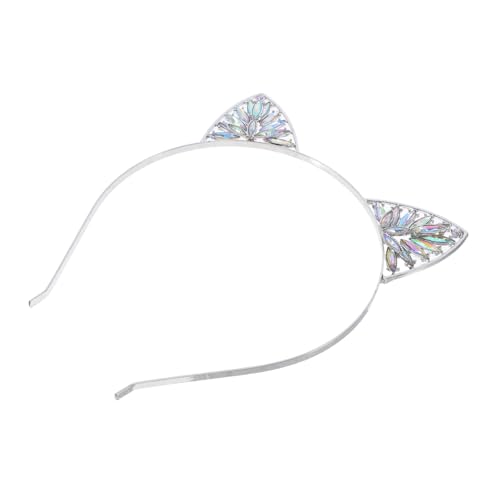 VINTORKY Rhinestone Katzenohren Haarreif Mit Glitzer Süßes Katzenohren-haarband Für Halloween Cosplay Und Partys Funktionsfähige Und Bequeme Kopfbedeckung Für Damen Und Mädchen VINTORKY Rhinestone Katzenohren Haarreif Mit Glitzer Süßes Katzenohren-haarband Für Halloween Cosplay Und Partys Funktionsfähige Und Bequeme Kopfbedeckung Für Damen Und Mädchen von VINTORKY