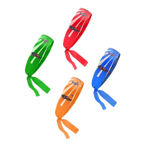 VINTORKY Rollenspiel-stirnbänder Für Kinder 6er-pack Japanisches Sport-partyzubehör Karate Geburtstagsthema Partygeschenke von VINTORKY