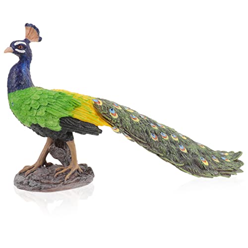 VINTORKY Pfauenstatue Schreibtisch-Ornament Pfauen- Kompakte Größe Leichtes PVC-Handwerk Für Zuhause VINTORKY Pfauenstatue Schreibtisch-Ornament Pfauen- Kompakte Größe Leichtes PVC-Handwerk Für Zuhause von VINTORKY