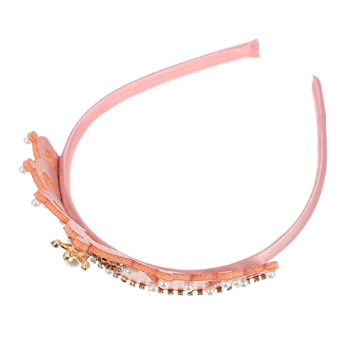 VINTORKY Stirnband für Geburtstags Accessoire mit Perlen für Aufführungen Hochzeiten und Partys Zart und Einfach zu Fördert ein Funkelndes Auftreten von VINTORKY