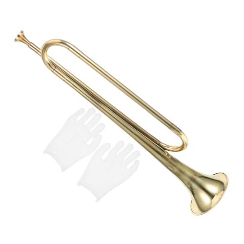 VINTORKY Trompete Musikinstrument für Jungen und Mädchen für Musikliebhaber Anfänger Trompete für Vorschulkinder Dekorative Sammlung Langlebig und Praktisch VINTORKY Trompete Musikinstrument für Jungen und Mädchen für Musikliebhaber Anfänger Trompete für Vorschulkinder Dekorative Sammlung Langlebig und Praktisch von VINTORKY