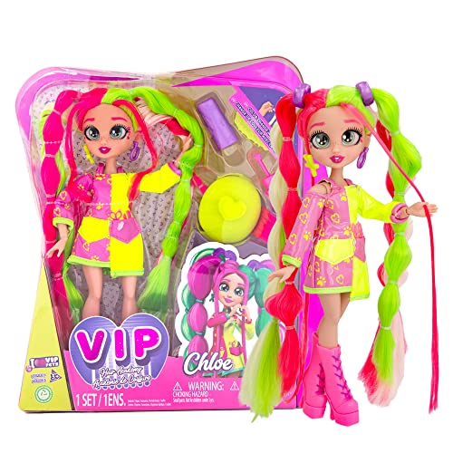 VIP Pets Fashion Chloe Puppe Fashion Die Modepuppe mit längeren Haaren zum Kämmen wie eine echte Friseurlist, Spielzeug für Mädchen und Kinder ab 4 Jahren von VIP PETS