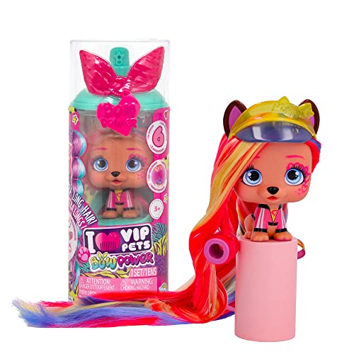 VIP PETS Bow Power Aurora S6 | Puppe zum Sammeln im angesagten Urban-Look, mit langen Haaren zum stylen und dekorieren - Spielzeug und Geschenk für Mädchen und Jungen ab 3 Jahren von VIP PETS
