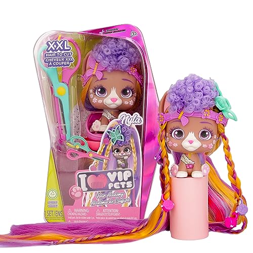 Vip Pets Hair Academy NYLA | Collectibles Hundepüppchen mit XXL-Haaren zum Stylen, Schneiden und Kreieren von individuellen Haarverlängerungen.|Geschenk Spielzeug für Kinder +3 Jahre Vip Pets Hair Academy NYLA | Collectibles Hundepüppchen mit XXL-Haaren zum Stylen, Schneiden und Kreieren von individuellen Haarverlängerungen.|Geschenk Spielzeug für Kinder +3 Jahre von VIP PETS