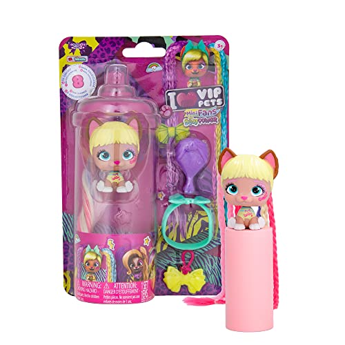 VIP PETS Mini Fans Bow Power S5 Coco |Mini-Hundepuppe zum Sammeln im coolen Urban-Look, mit super langen Haaren zum Stylen - Geschenk + Spielzeug für Mädchen und Jungen ab 3 Jahren VIP PETS Mini Fans Bow Power S5 Coco |Mini-Hundepuppe zum Sammeln im coolen Urban-Look, mit super langen Haaren zum Stylen - Geschenk + Spielzeug für Mädchen und Jungen ab 3 Jahren von VIP PETS