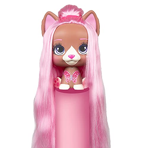VIP PETS Mega Pet Nyla | Styling Head Puppe mit extra langen Haaren; leicht zu kämmen und stylen; mit +30 Accessoires für den Color Boost Look | ab 3 Jahren geeignet von VIP PETS