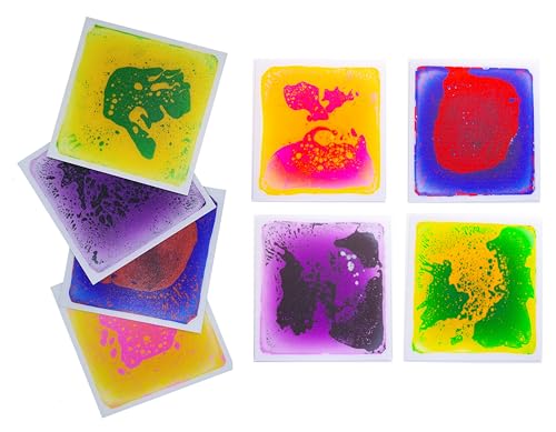 VIRTUENITY Flüssige sensorische Bodenfliesen, 4 Stück, 30 x 30 cm, bunte Fliesen für sensorische Räume, Spielzimmer, Klassenzimmer, Schlafzimmer und Büro, 4-teiliges Set VIRTUENITY Flüssige sensorische Bodenfliesen, 4 Stück, 30 x 30 cm, bunte Fliesen für sensorische Räume, Spielzimmer, Klassenzimmer, Schlafzimmer und Büro, 4-teiliges Set von VIRTUENITY