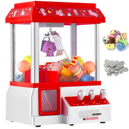 Greifautomat Candy Grabber SüßIgkeiten Automat Spender Arcade Süßigkeitenautomat Greifer Spielautomat Greifarm Vending Claw Machine von VISATOR
