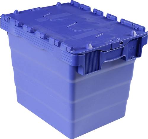 VISO DSW 4332 Klappdeckelbox (B x H x T) 400 x 320 x 300mm Blau 1St. von VISO