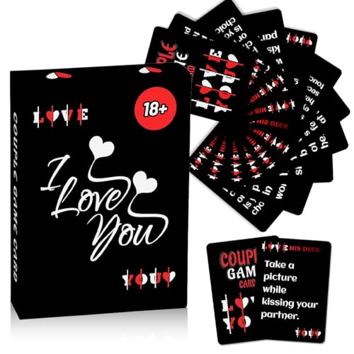 VIUWIZE Pärchenkarten, Pärchenspiele, 50 Karten, Brettspiele für Erwachsene, Pärchengeschenke, Geschenke für Frauen, Geschenke für Männer, Pärchenzubehör VIUWIZE Pärchenkarten, Pärchenspiele, 50 Karten, Brettspiele für Erwachsene, Pärchengeschenke, Geschenke für Frauen, Geschenke für Männer, Pärchenzubehör von VIUWIZE