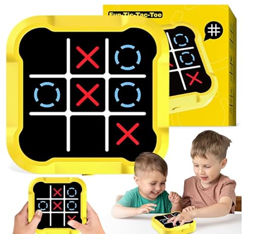 VIVIDRISE Tic Tac Toe Bolt Game Konsole, 3-in-1 elektronisches Morpion-Spielzeug, fördert das Denken, tragbares Schach-Puzzle-Spielzeug, für Kinder und Erwachsene VIVIDRISE Tic Tac Toe Bolt Game Konsole, 3-in-1 elektronisches Morpion-Spielzeug, fördert das Denken, tragbares Schach-Puzzle-Spielzeug, für Kinder und Erwachsene von VIVIDRISE