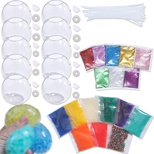 Stressbälle-Set zum Selbermachen, Quetschbälle für Erwachsene, DIY-Fokusbälle für Partygeschenke und Geschenke, erstellen Sie Ihren eigenen Squishy-Ball (ohne Erweiterungszange) von VIVIMAGIS
