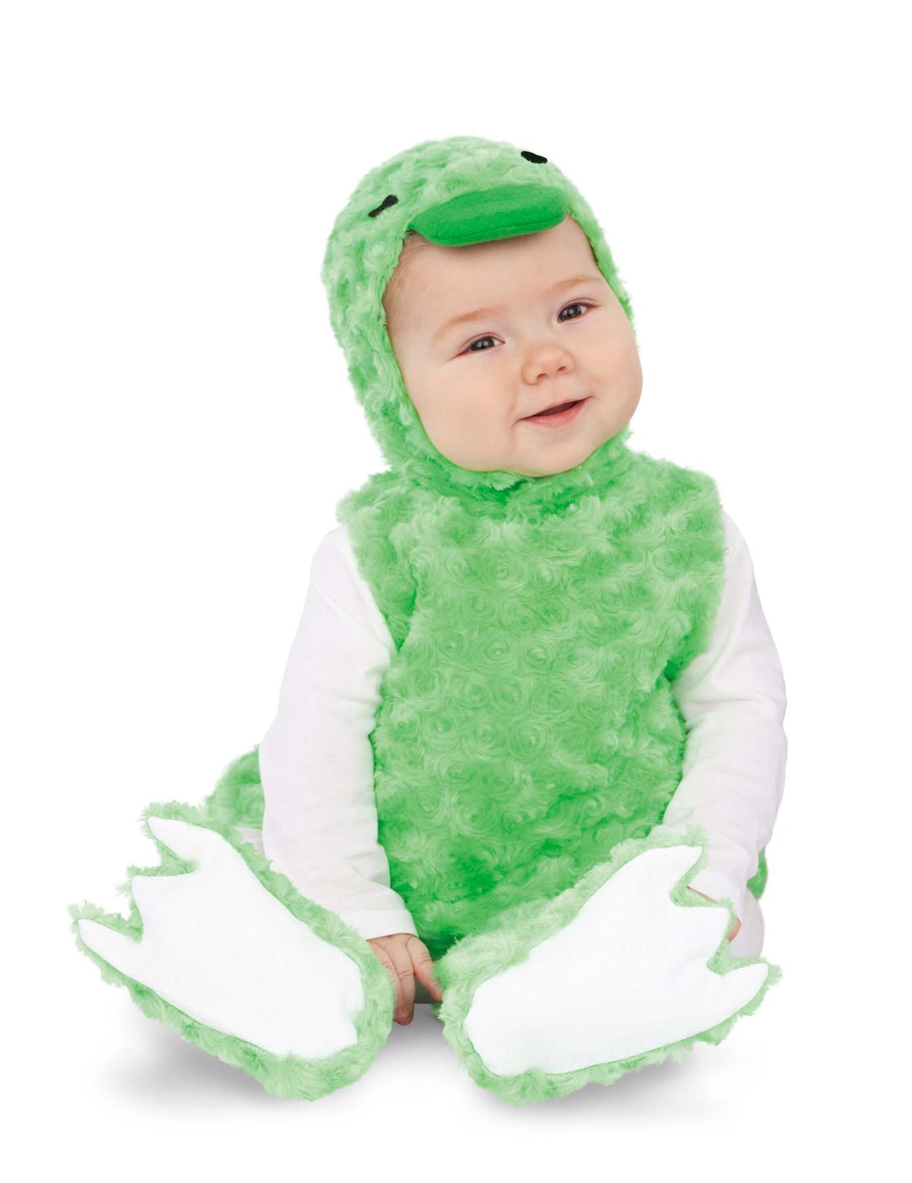 Entenkostüm für Babys Faschingskostüm grün von VIVING COSTUMES / JUINSA