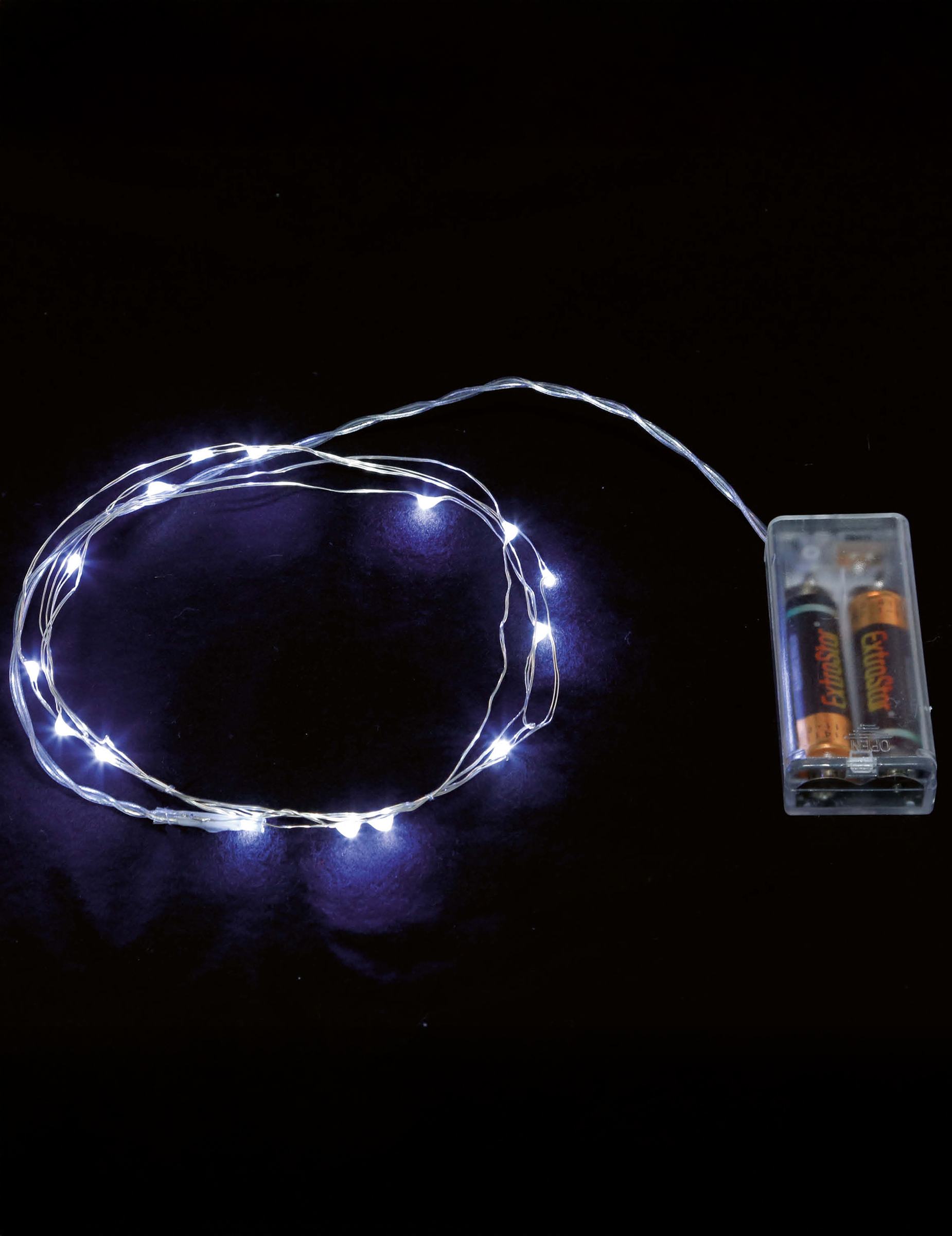 Lichterkette mit weissen Leuchten Weihnachtsdeko weiss 2 m Lichterkette mit weissen Leuchten Weihnachtsdeko weiss 2 m von GUIRMA