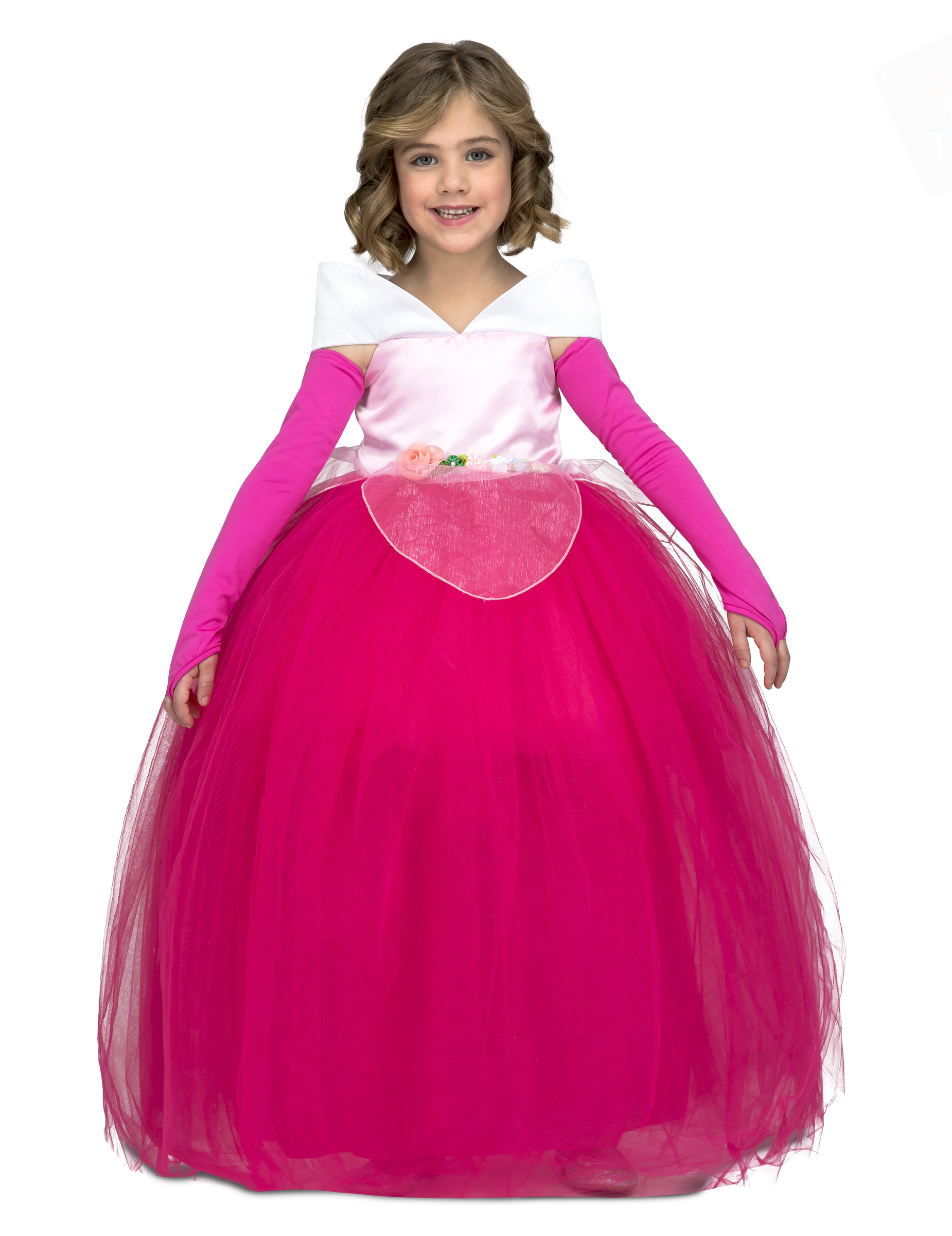 Prinzessin-Kostüm für Mädchen Ballkleid Faschingskostüm pink von VIVING COSTUMES / JUINSA