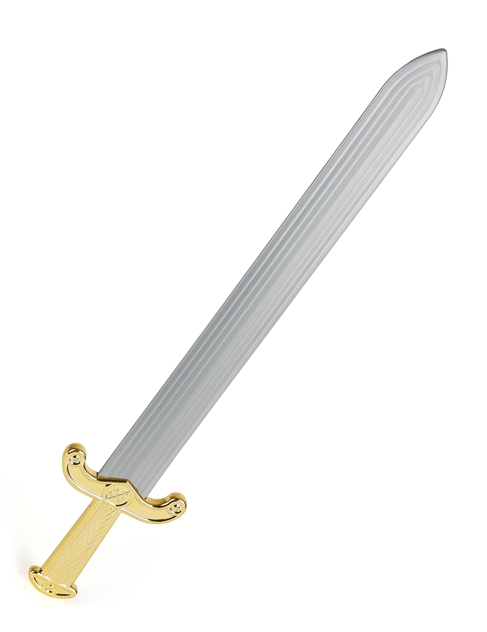 Römisches Schwert Römer Waffe gold-grau 60cm von WIDMANN