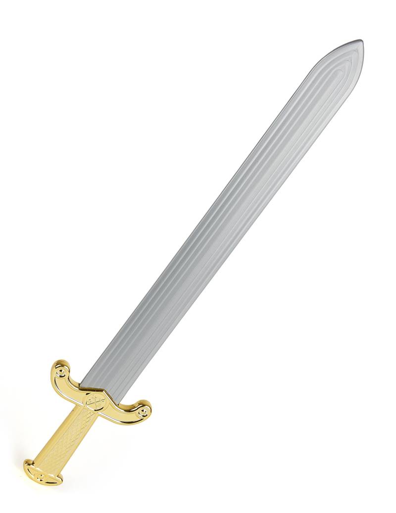 Römisches Schwert Römer Waffe gold-grau 60cm von WIDMANN