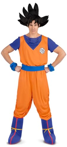 VIVING - Kostüm Goku M (T-Shirt, Gürtel, Hose, Stiefelabdeckung und Armbänder) (230313) von VIVING