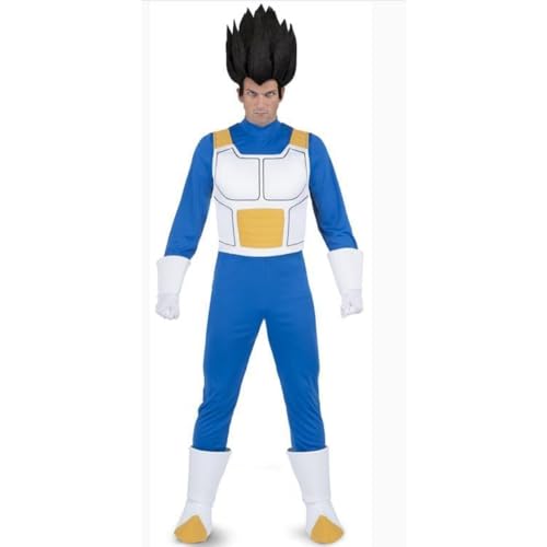 VIVING 230318 Vegeta XL Kostüm (T-Shirt, Weste, Hose, Handschuhe und Stiefelüberzüge) von VIVING