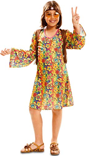 VIVING - Kostüm Happy Hippie Mädchen 5-6 Jahre von VIVING