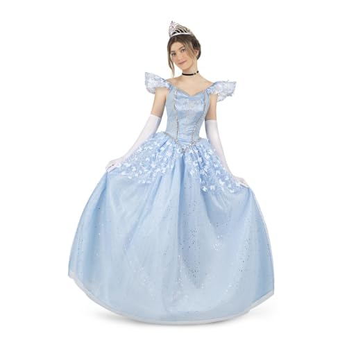 VIVING Kostüm Prinzessin Kristall Schuh XL (Kleid, Handschuhe und Petticoats) von VIVING