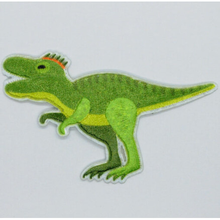 Aufbügeletikett Allosaurus 8 x 4,5 cm von VJ Green