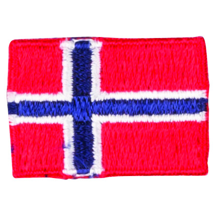 Aufbügeletikett Flagge Norwegen 3 x 2 cm - 1 Stk von VJ Green